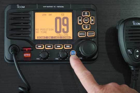 VHF icom bateau